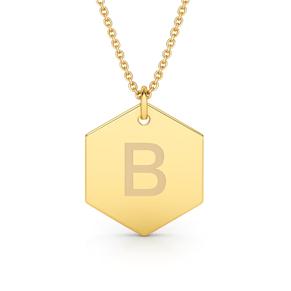 Colar Personalizável Letra Ouro 18k